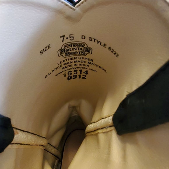 Genuine leather moto boots - Picture 3 of 3